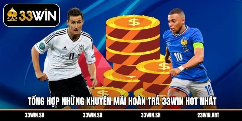 Tổng hợp những khuyến mãi hoàn trả 33Win hot nhất
